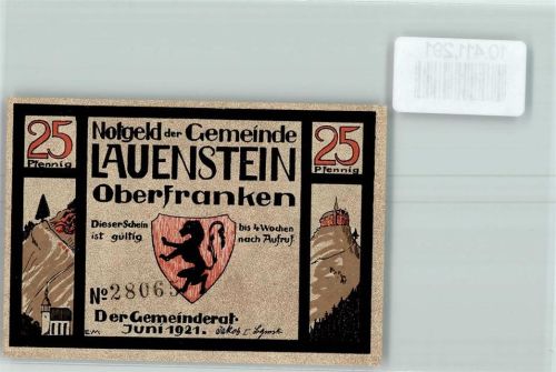 Lauenstein Notgeld