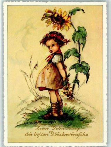 sign Hilde Hummel - Geburtstag - gute Erhaltung