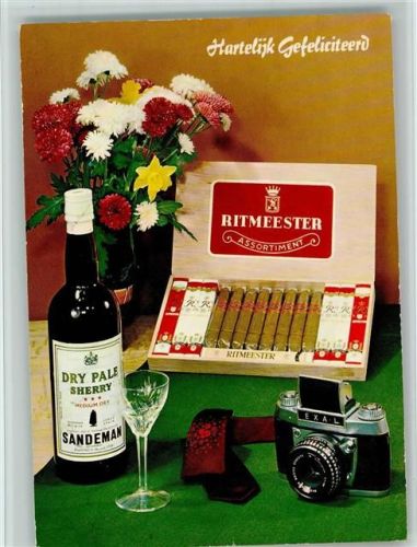 Stilleben Werbung Exal, Ritmeester Zigarren - Geburtstag, Geschenke, gute Erhaltung