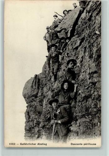 1911 Gefährlicher Abstieg, gute Erhaltung