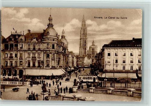 Antwerpen Le Canal au Sucre, Straßenbahn