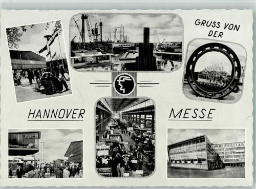 Hannover 1963 Messebilder und Sonderstempel AK