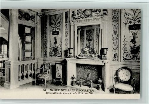 Nr. 80 Interieur Salon Epoche Louis XVI - Museum des Arts Decoraties , gute Erhaltung