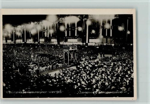 Wien Sängerbundesfest 1928 - Sängerhalle, Begrüssung , gute Erhaltung