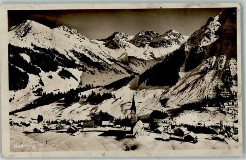 Mittelberg Schafalpköpfe Winter Propaganda WK II