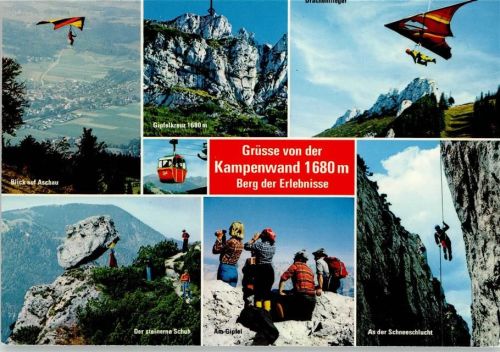 Aschau Kampenwand Gesteinsformation Seilbahn AK