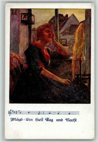 Nr. 1378 - Spinnerin AK