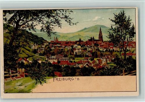 Freiburg 1900 Verlag Ludwig Fuchs AK