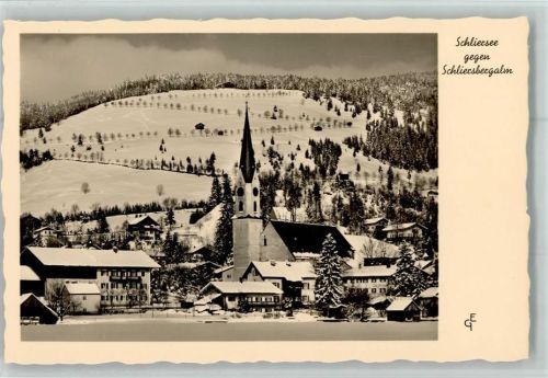 Schliersee Teilansicht Winter