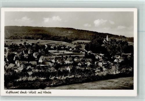 Lorch Ortsansicht mit Kloster