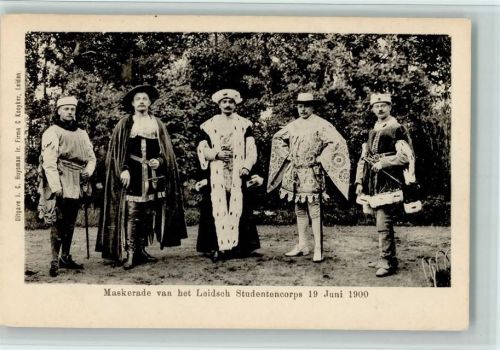 Leiden Maskerade 1900 - Leidsch Studentencorps