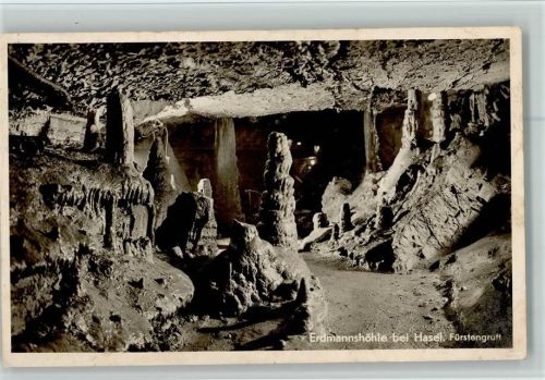 Hasel Erdmannshöhle - Fürstengruft ca 1950 AK
