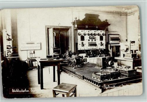 Mittweida Technikum - Elektrotechnische Abteilung, schöne Innenansicht, gute Erhaltung AK
