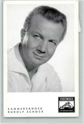 Kammersänger Rudolf Schock Opernsänger FOTO KEINE AK