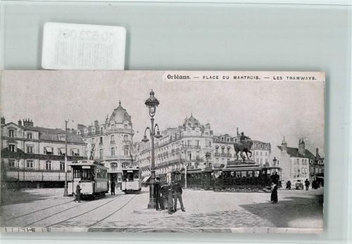 Orleans Place Martrois. Tramways, Straßenbahnen