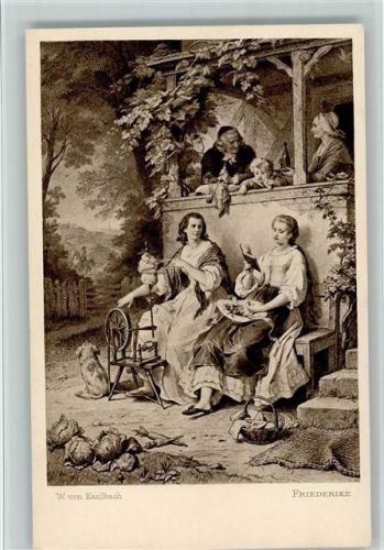 Wilhelm v. Kaulbach - Ackermann Serie 100 Nr. 1188 - Goethe Galerie, gute Erhaltung