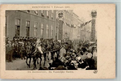 1901 De Bruidstoet , e Vorstelijke Gasten