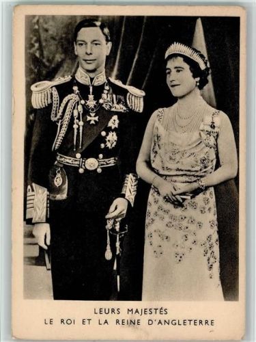 Le Roi et la Reine Angleterre AK