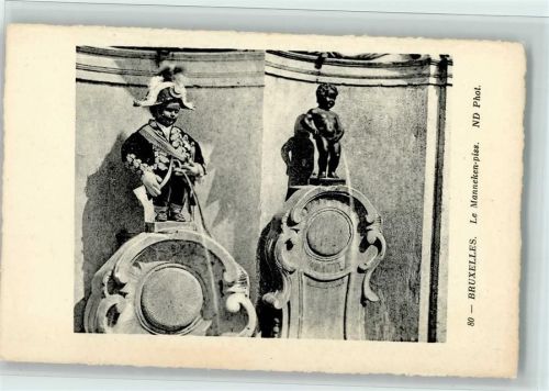 Manneken Pis in Uniform, gute Erhaltung AK
