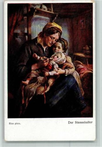 Der Stammhalter, Mutter und Kind AK