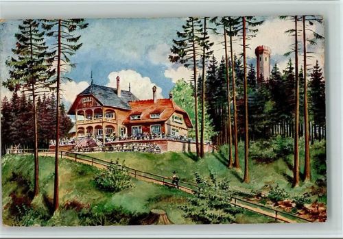 Heidelberg 1916 Gasthaus Königstuhl