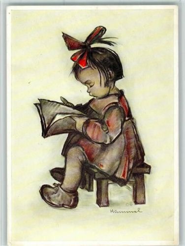 1962 Nr. 14382 Hummel - Bücherwurm - Verlag Josef Müller