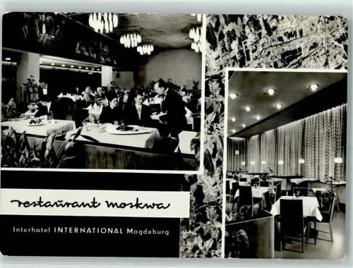 Magdeburg Interhotel International Restaurant Moskwa