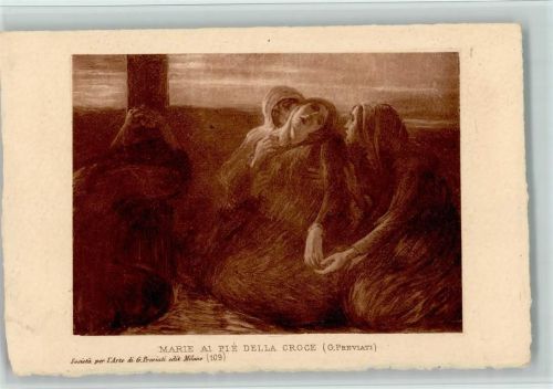 Nr. 109 G. Previati - Marie al pie Della Croce - gute Erhaltung