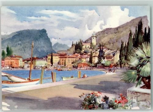 Torbole sul Garda Lago di Garda sign.
