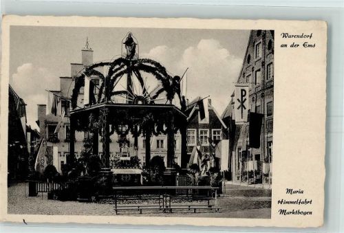 Warendorf Maria Himmelfahrt Marktbogen Kirchenfahne