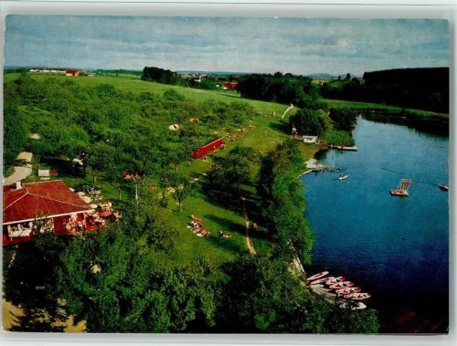 87740 W8941 Buxheim b Memmingen - Campingplatz Buxheim See Ruderboote