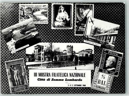Somma Lombardo Circolo Flatelico Cipresso III Mostra Filatelica Nationale