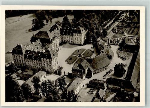 96178 W8602 Pommersfelden - Fliegeraufnahme Schloss Weissensteinerbaut f. Lothar Franz v. Schönborn durch Joh. Dietzenhofer und andere