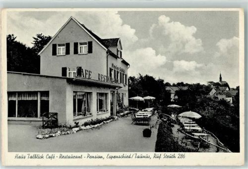 Espenschied Cafe Haus Talblick Terrasse