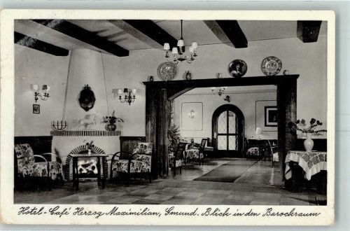 Gmund Hotel Cafe Herzog Maximiian Barockraum