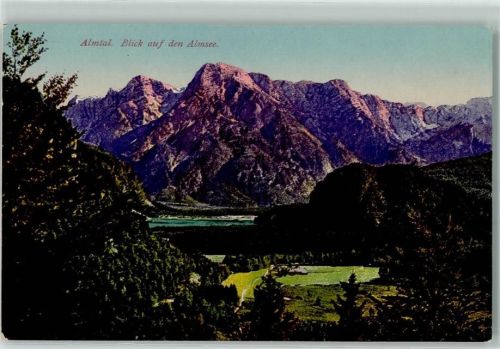 Grünau Almtal Blick auf den Almsee