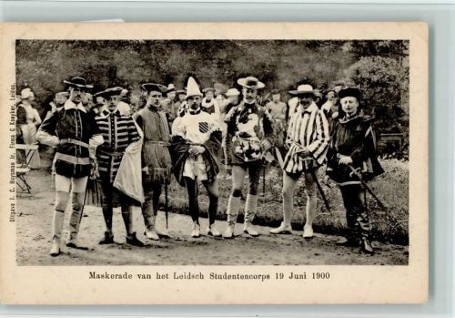Leiden Maskerade 1900 - Leidsch Studentencorps
