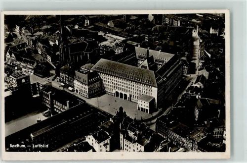 Bochum Rathaus Fliegeraufnahme
