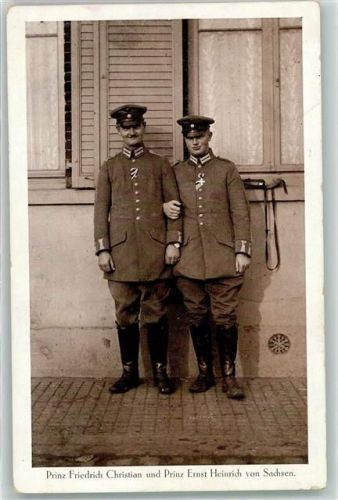 1916 Prinz Friedrich Christian Prinz Heinrich von Sachsen Uniform