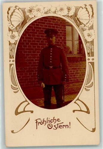Ostern Soldat Jugendstil Verzierung Schmetterlin