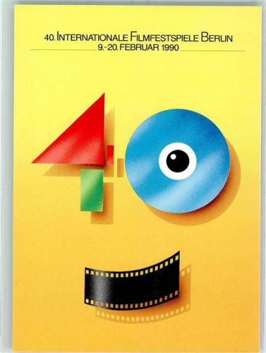 Berlin Mitte 40. Filmfestspiele Berlin 1990 AK