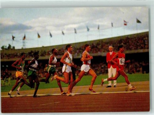 10 000 Lauf Mexiko 1968 Spendenkarte Jugendherberge Nr. 14 AK