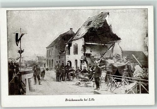 Brückenwache bei Lille Verlag Imberg K 14 AK