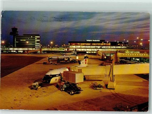 Schiphol 1968 Nachtaufnahme