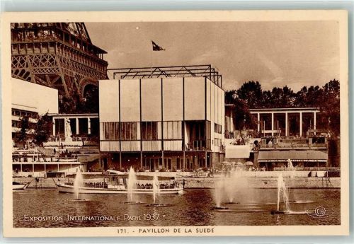 Paris WK II Nr. 171 Exposition 1937 , Pavillon de la Suede