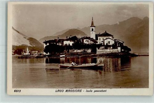 Pallanza Lago Maggiore Isola pescatori Ristorante Verbano Ruderboot