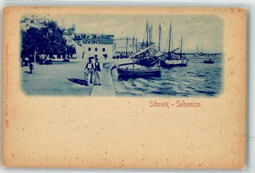 Sebenico Sibenik - Hafen Segelboot