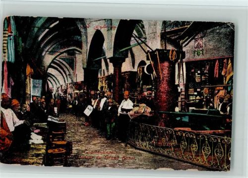 1921 Grand Bazar - Geschäfte AK