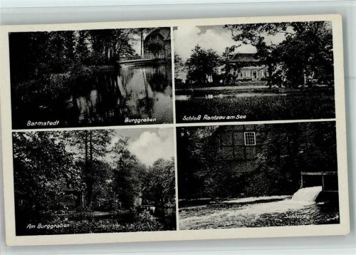 Barmstedt Burggraben Schloß Rantzau am See Schleuse 4-Bildaufnahme