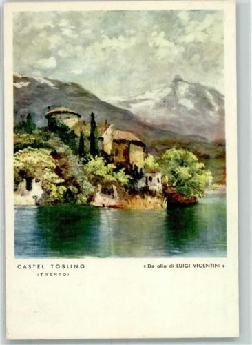 Trento Da olio di Luigi Vicentini Castel Toblino